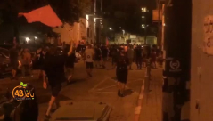 فيديو: تظاهرة ضد نتنياهو بيافا تخرّج عن السيطرة والشرطة تعزز من تواجدها